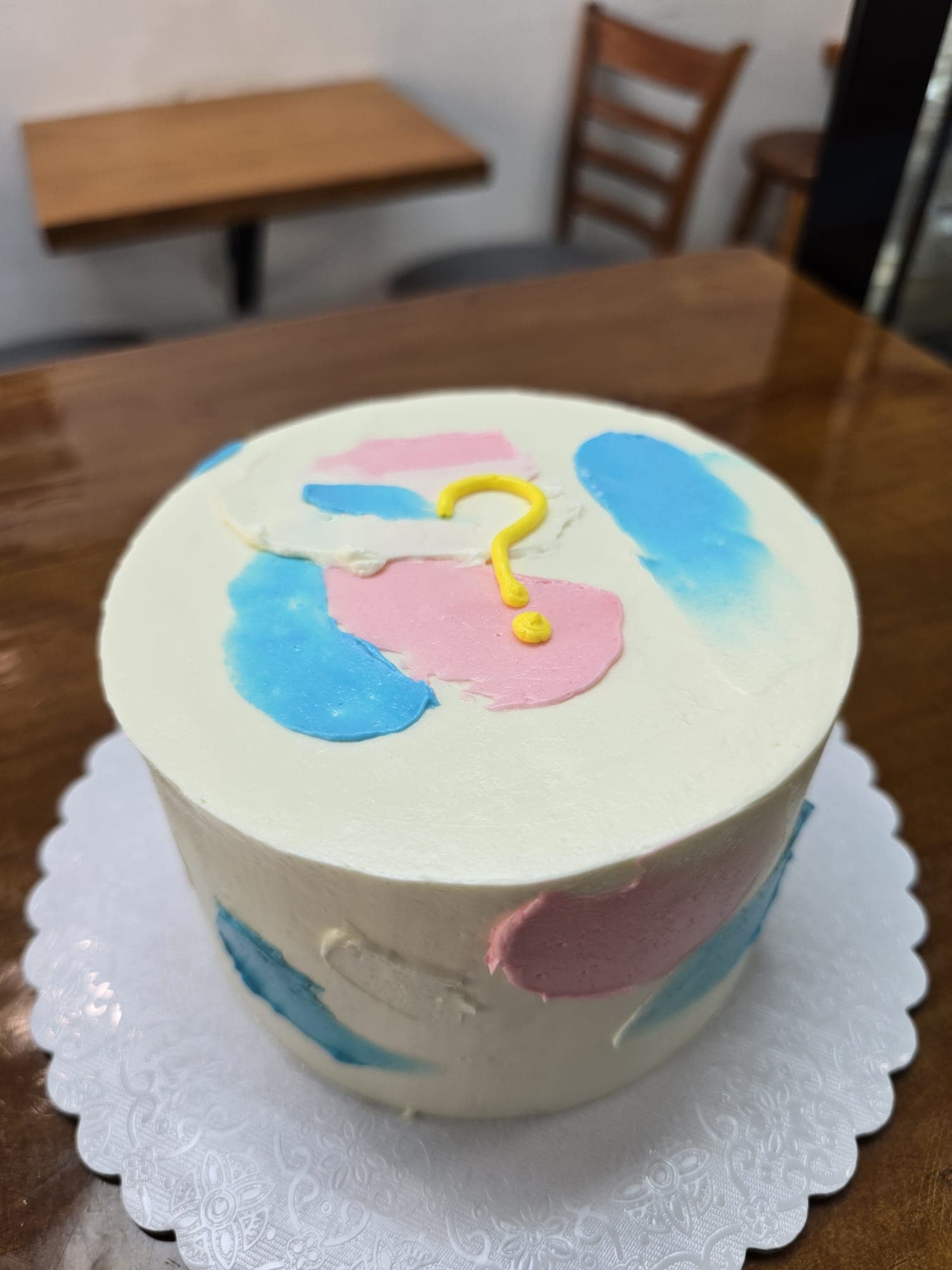 Gender review cake 